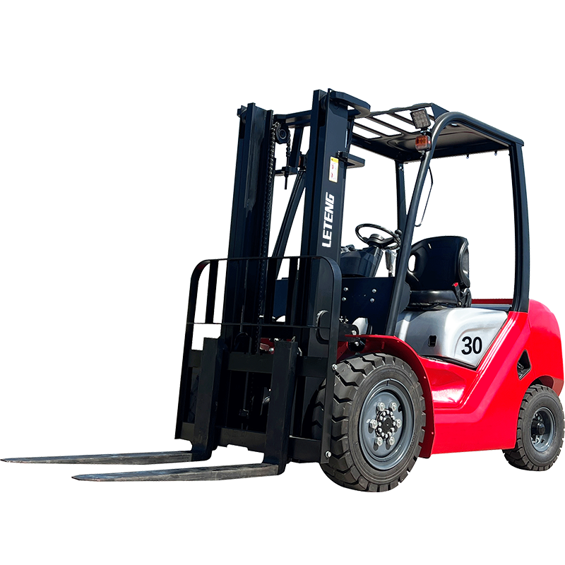 LT-30K 3 ton diesel forklift front three-quarter view